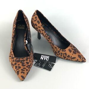 Madden NYC Leopard Print Pump Heels Size 8